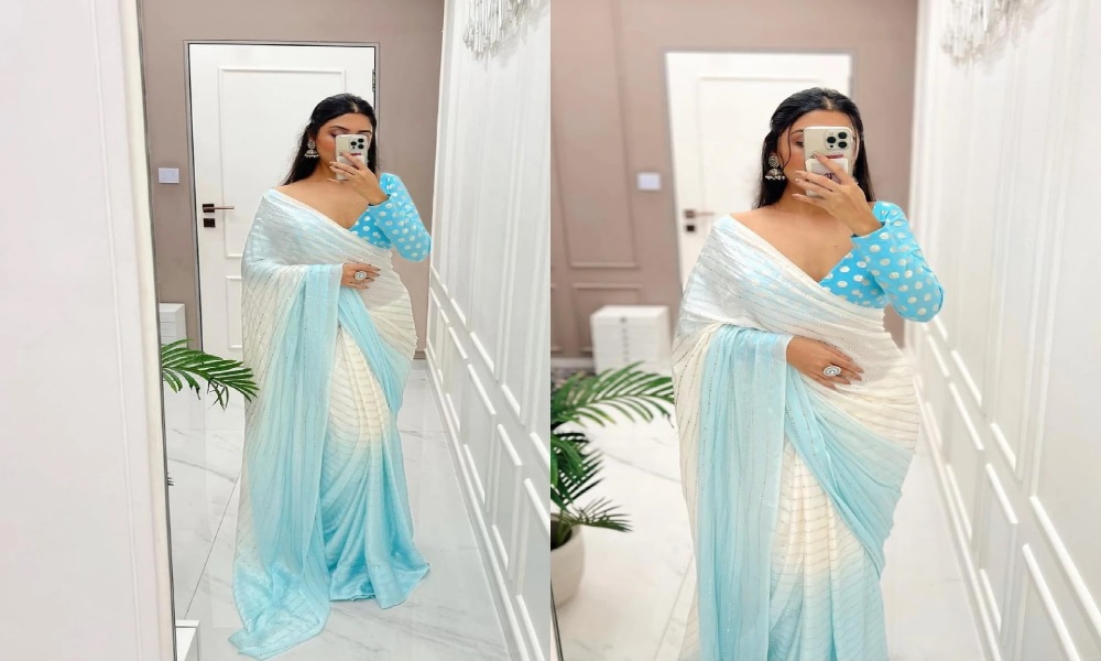 Light Blue Saree: Draping art that reflects your personality
